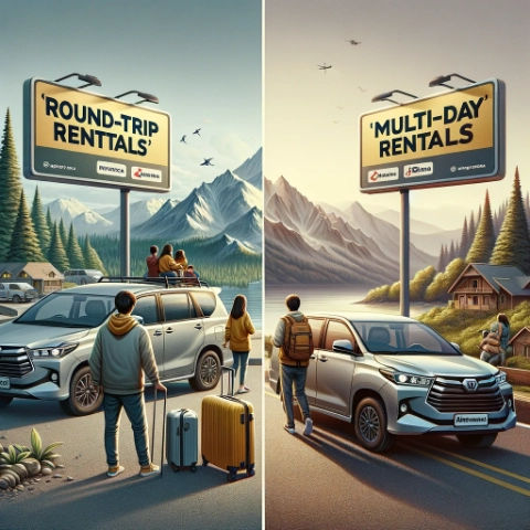round trip and multi day rentals