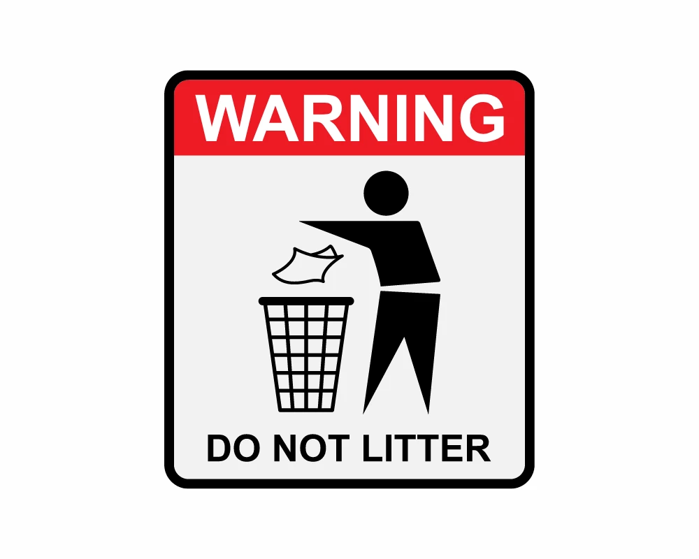 do not litter