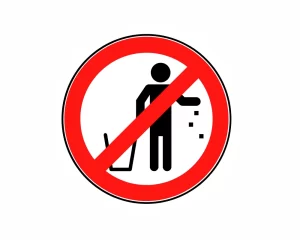 do not litter