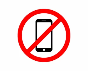 no electronic devices
