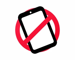 no electronic devices