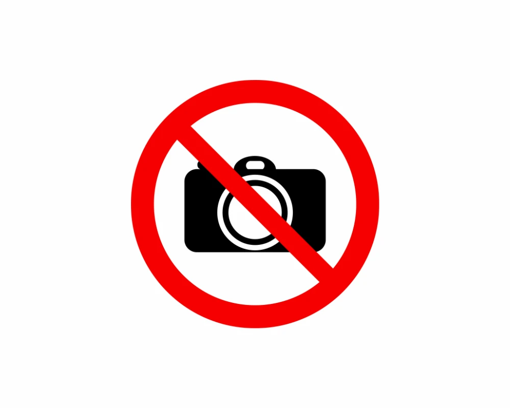 no photography