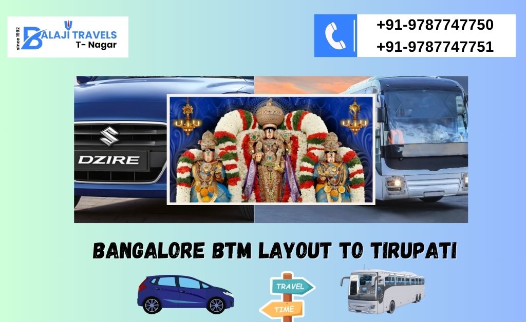 Bangalore BTM Layout to Tirupati