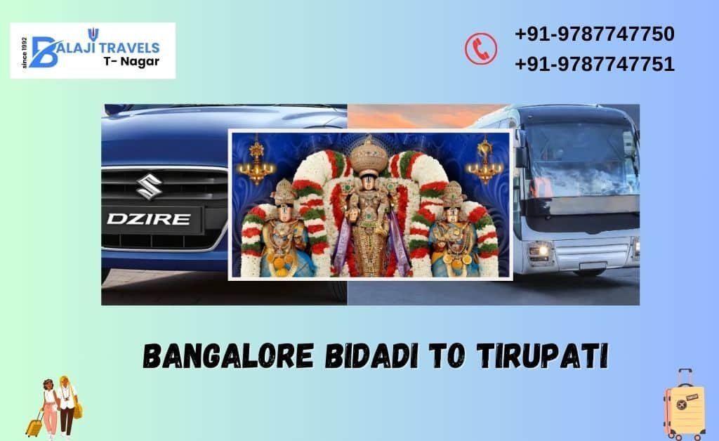 Bangalore Baidadi to Tirupati