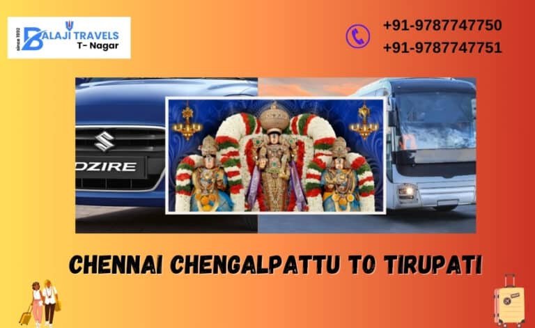 Chennai Chengalpattu to Tirupati Day Tour with Balaji Travels