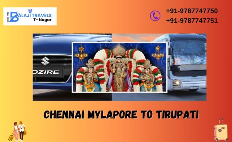 Chennai Mylapore to Tirupati Day Tour with Balaji Travels