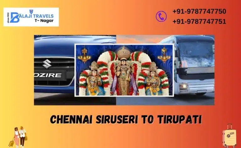 Chennai Siruseri to Tirupati