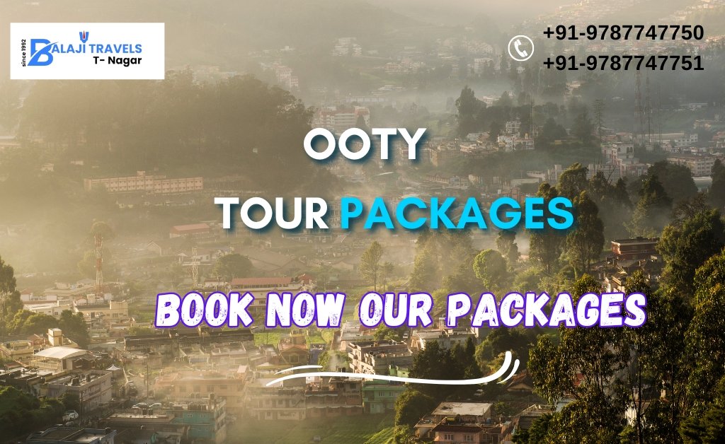 Ooty One Day Trip Package from Coimbatore with Balaji travels