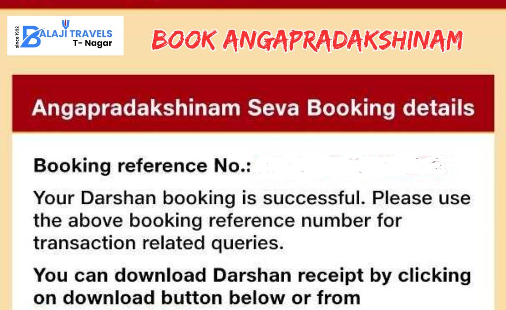 How to Book Angapradakshinam Easy Step-by-Step Guide