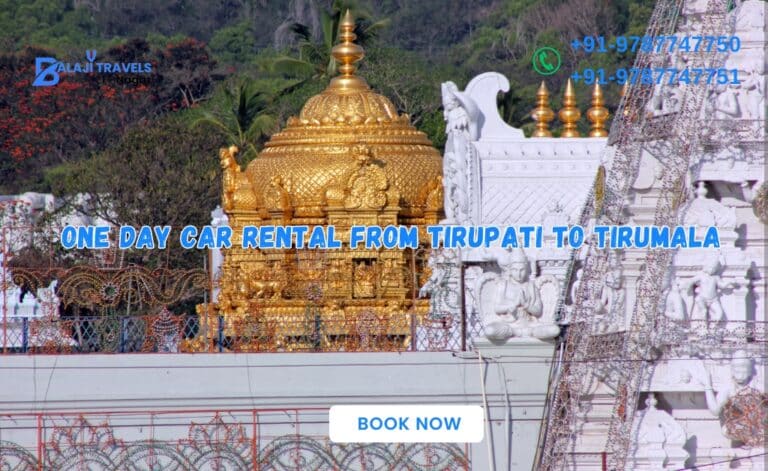 One Day Car Rental from Tirupati to Tirumala with Balaji Travels