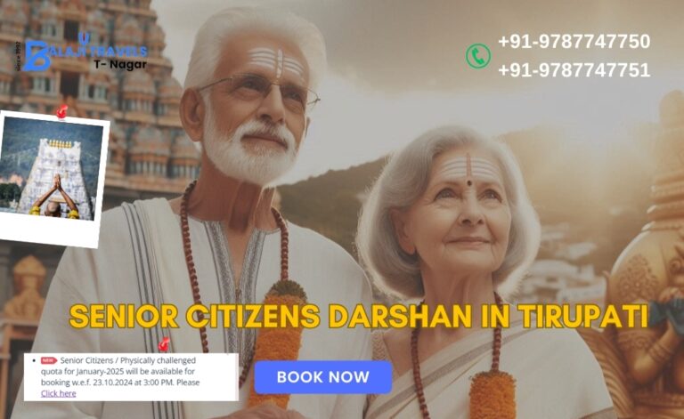 Senior Citizen Darshan Quota January 2025 Available Oct 23