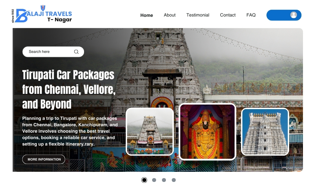 Tirupati Car Packages