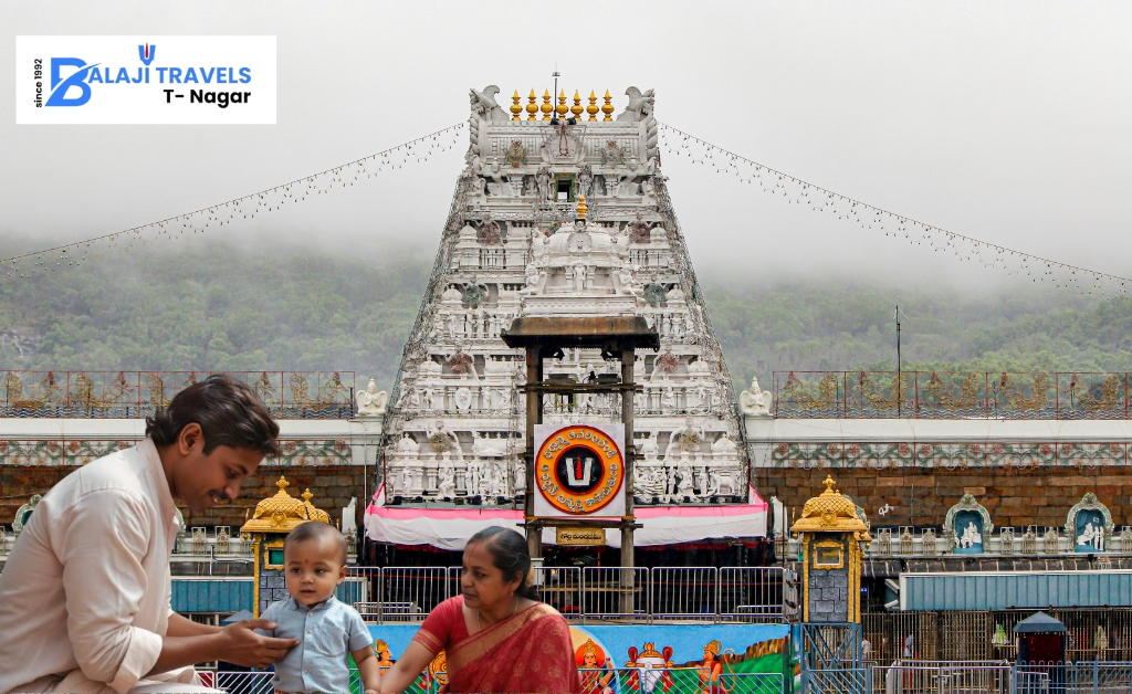 Infant darshan at Tirupati