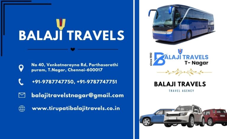 Chennai to Tirupati Best Bus and Car Tour Packages