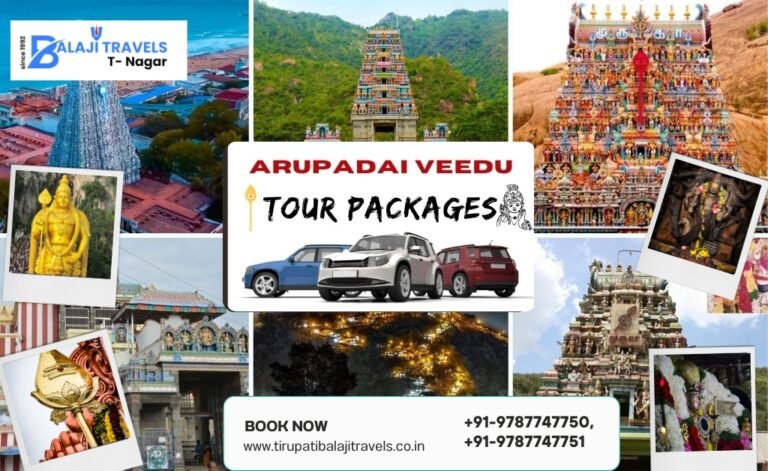 Best Arupadai Veedu Car Package from Chennai Balaji Travels