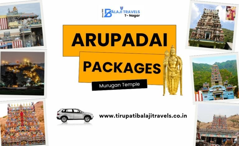 Arupadai Veedu Car Packages from Chennai by Balaji Travels