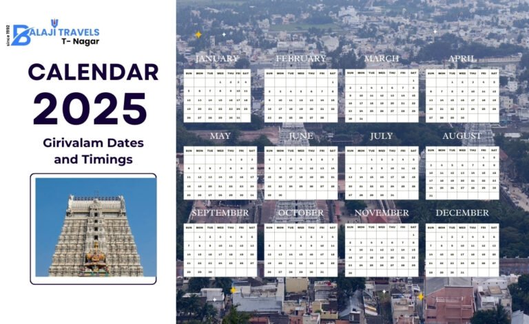 Tiruvannamalai Pournami Girivalam 2025 Dates and Timings