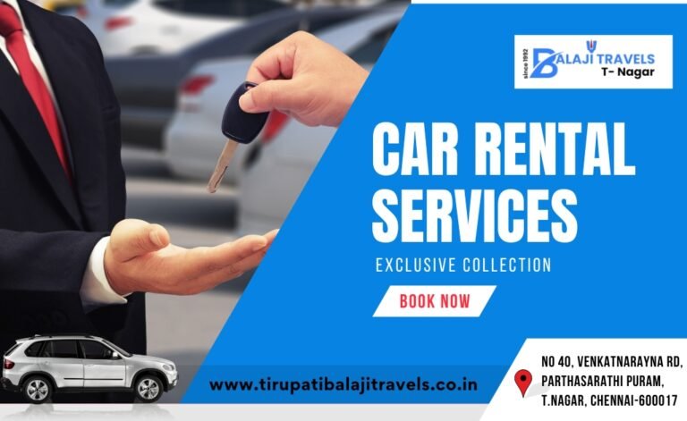 Kilometer Basis Car Rental from Chennai with Balaji travels