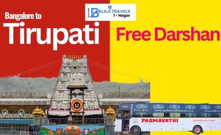 Tirupati Free Darshan Bus Services from Bangalore