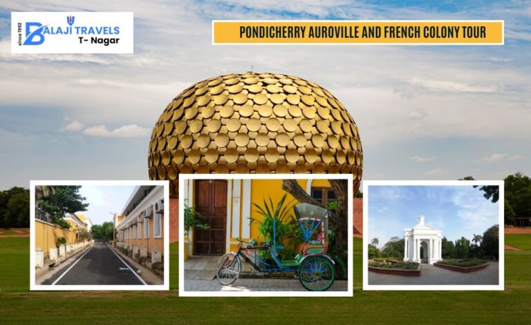 Chennai to Pondicherry Auroville and French Colony Tour