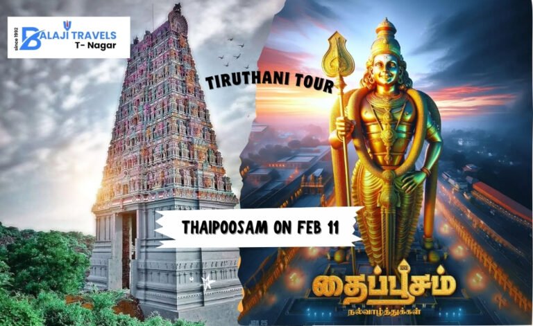 Book Thiruthani Trip for Thaipoosam on Feb 11, Tuesday