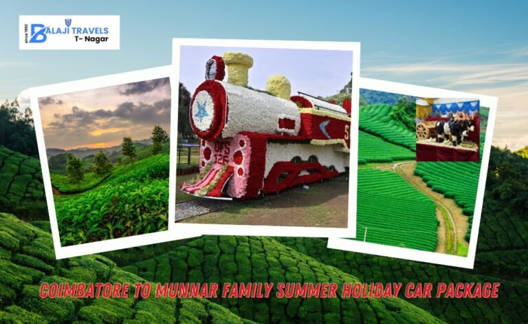 Coimbatore to Munnar Family Summer Holiday Car Package