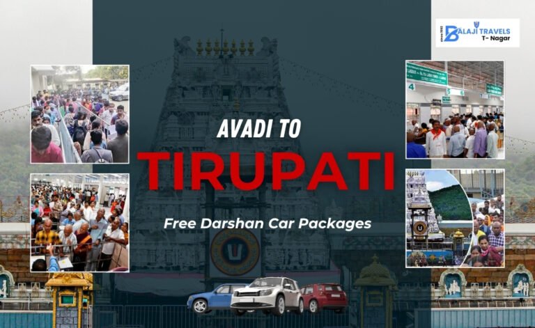 Avadi to Tirupati Two Day Free Darshan Car Packages