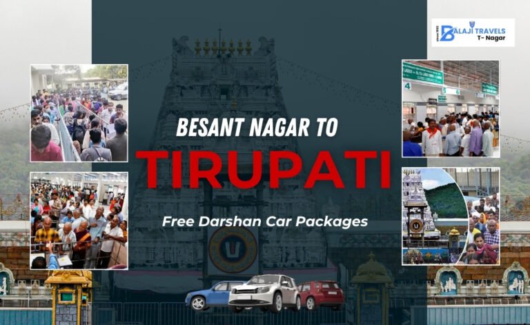 Besant Nagar to Tirupati Two Day Free Darshan Car Packages