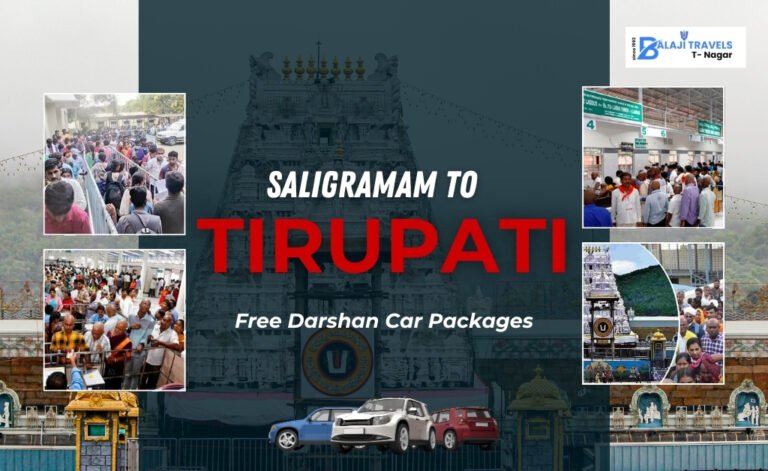 Saligramam to Tirupati Two Day Free Darshan Car Packages