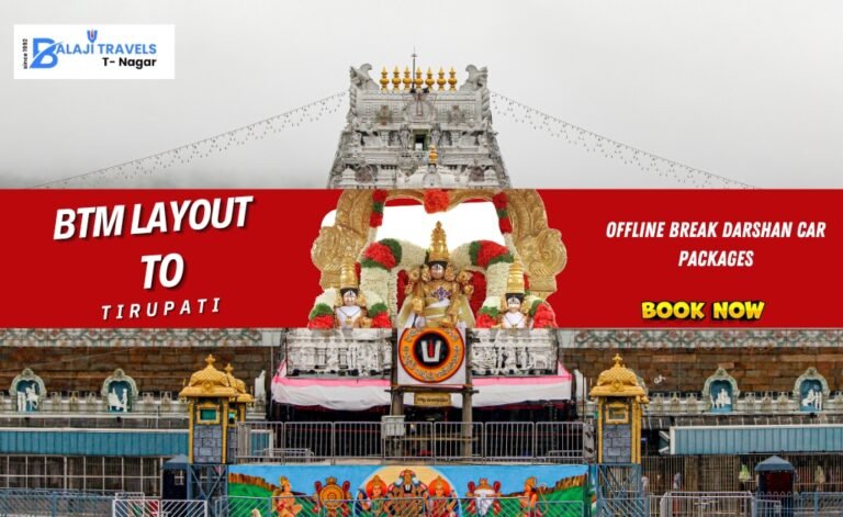 Offline Tirupati VIP Darshan Car Package from BTM Layout