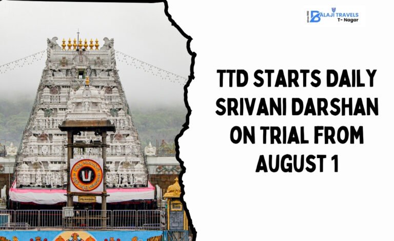 TTD Starts Daily Srivani Darshan on Trial from August 1