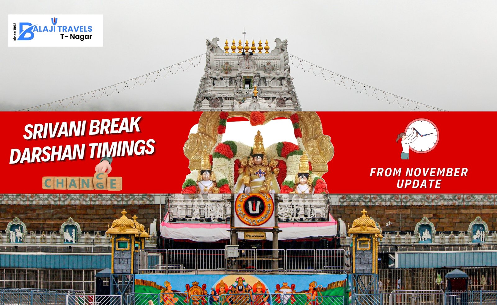Srivani Break Darshan Timings Changes