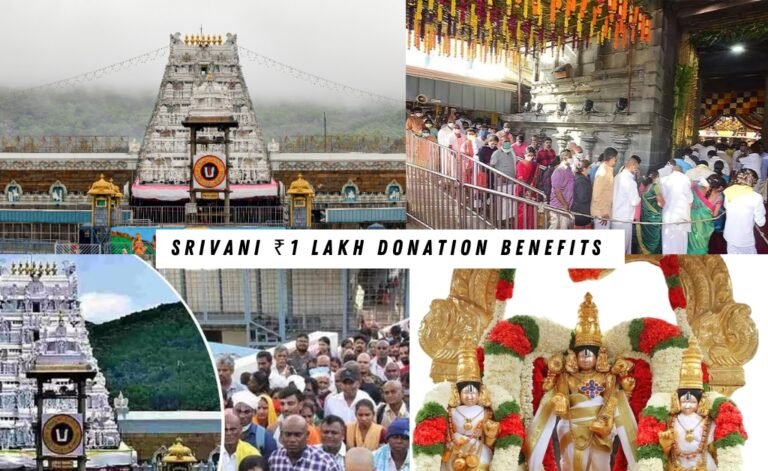 Tirupati Srivani ₹1 Lakh Donation Benefits for VIP Darshan
