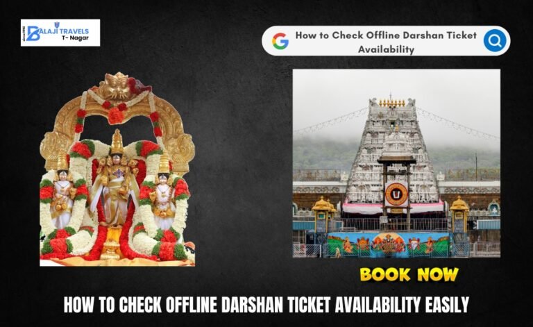 How to Check Offline Darshan Ticket Availability Easily