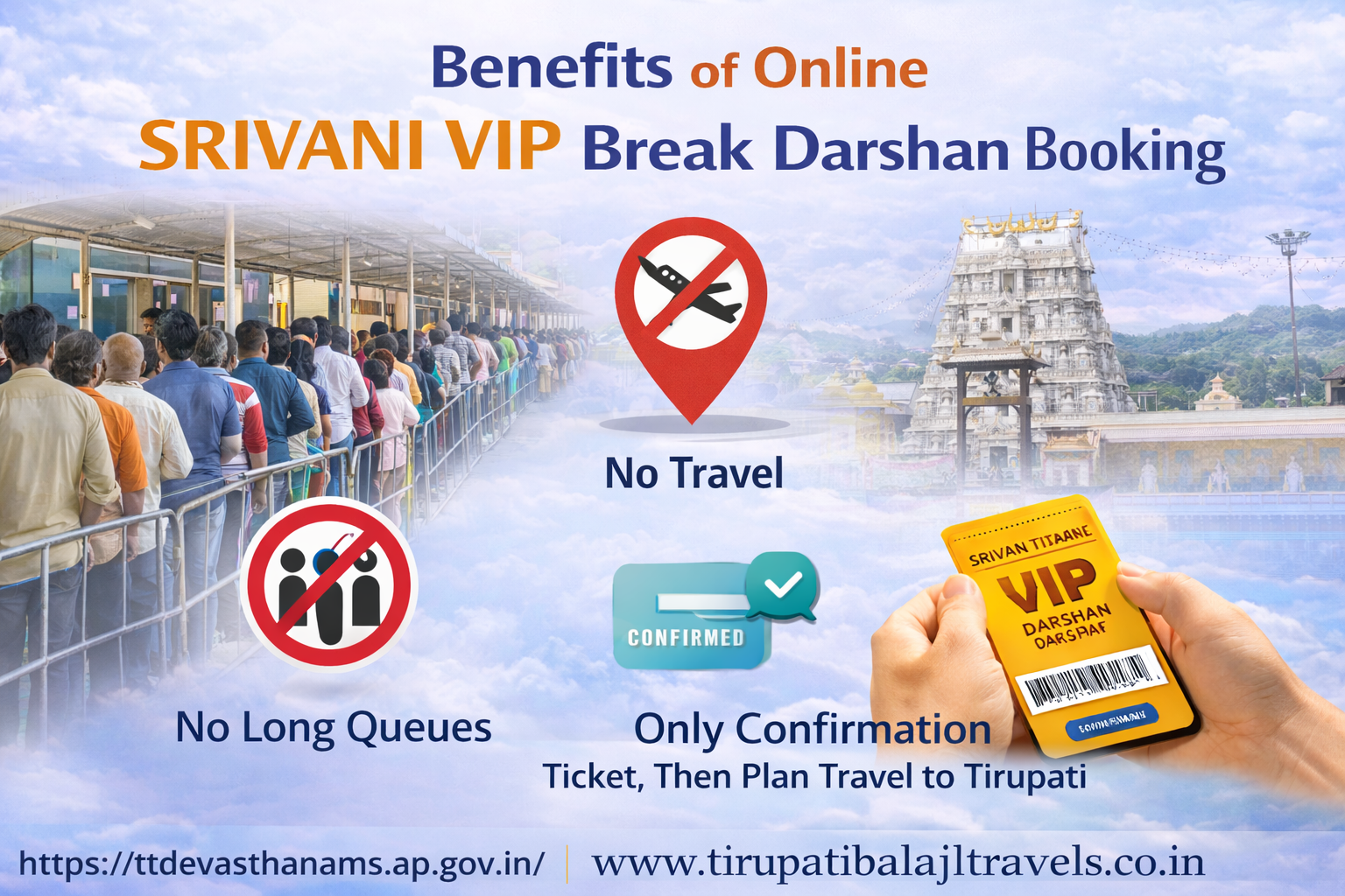 Online SRIVANI VIP Break Darshan Booking