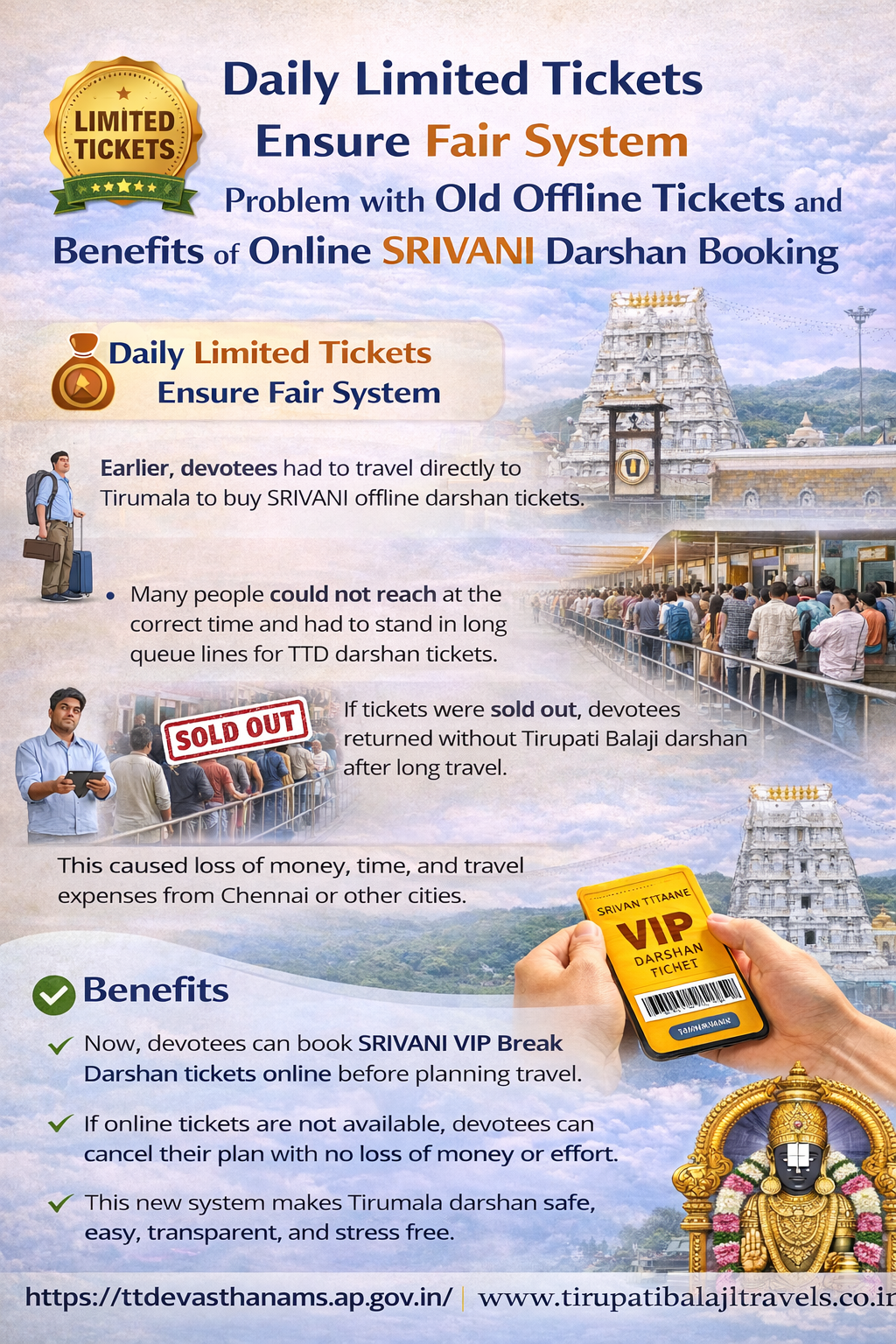 Why Online SRIVANI VIP Break Darshan is Best