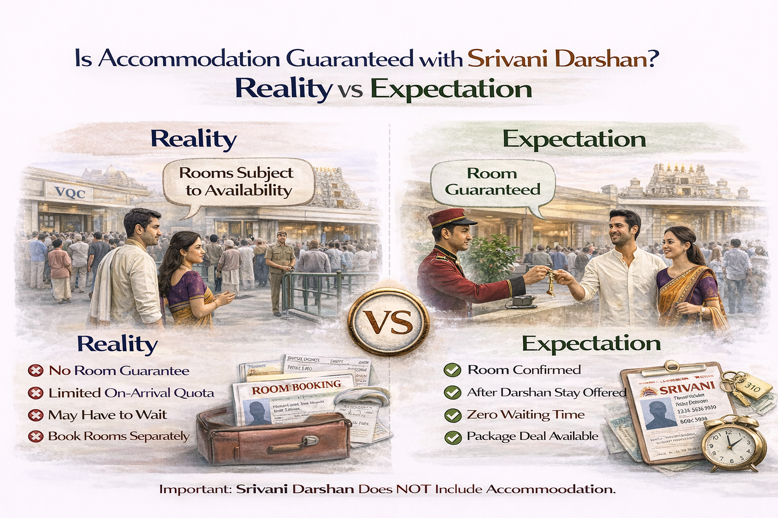 Srivani darshan accomodation