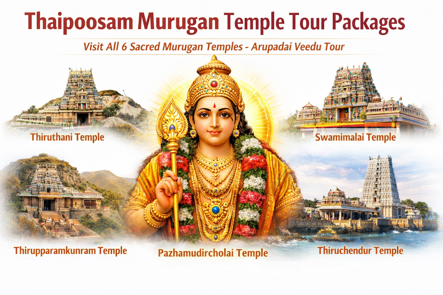 Thaipoosam Murugan temple tour packages