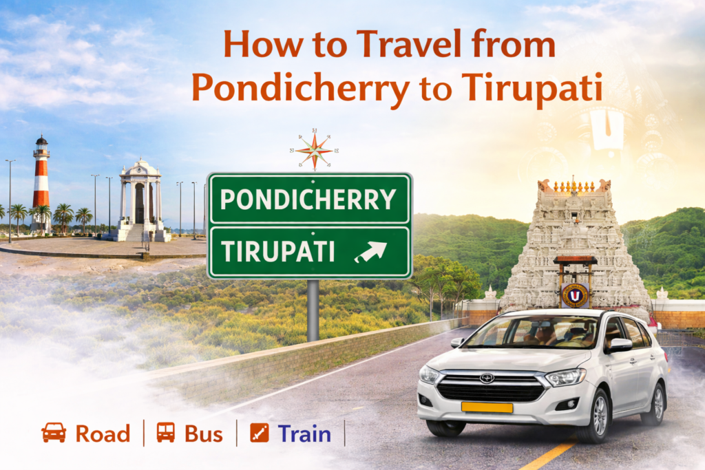 pondicherry to tirupati travel