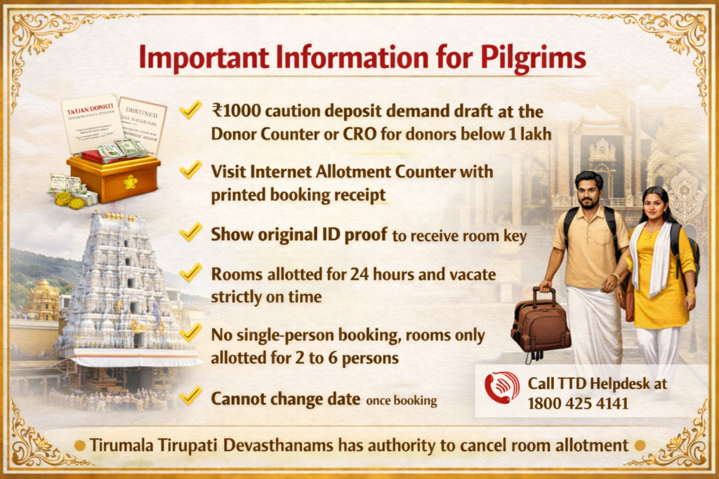 ttd important for rooms