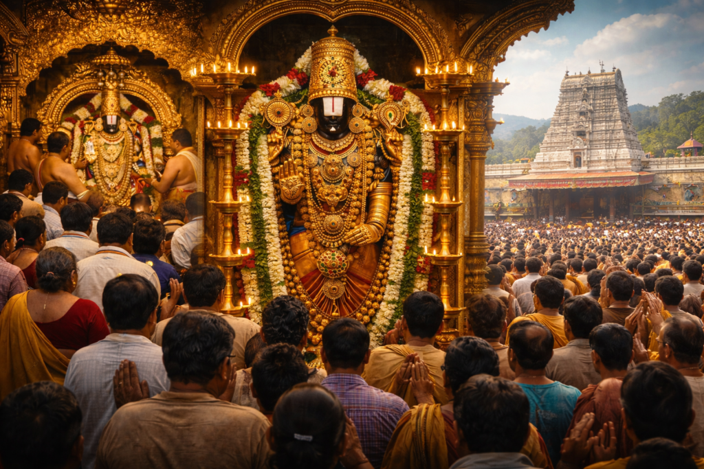 Srivani Darshan Experience Standing Close