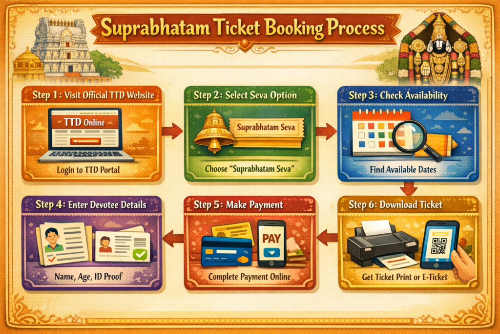 How to Book TTD Suprabhatam Seva Tickets Online