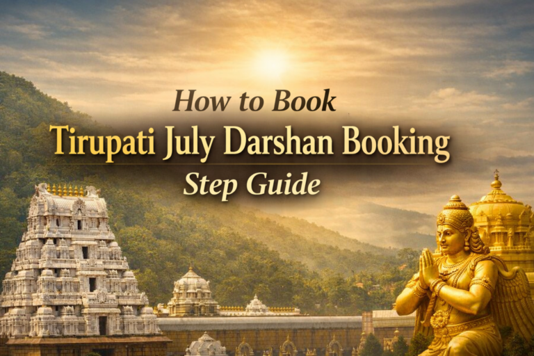 How to Book Tirupati July Darshan Booking Step Guide