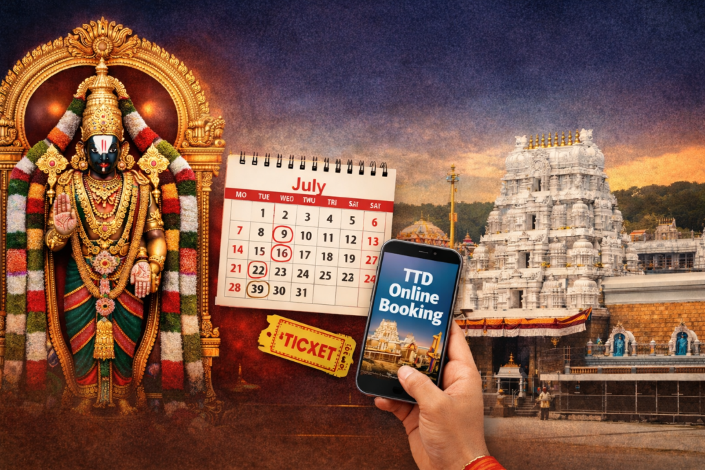 How to Book Tirupati July Darshan Booking Step Guide
