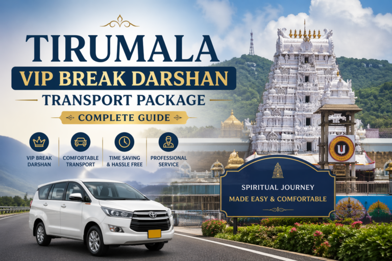 Tirumala VIP break Darshan Transport Package – Guide