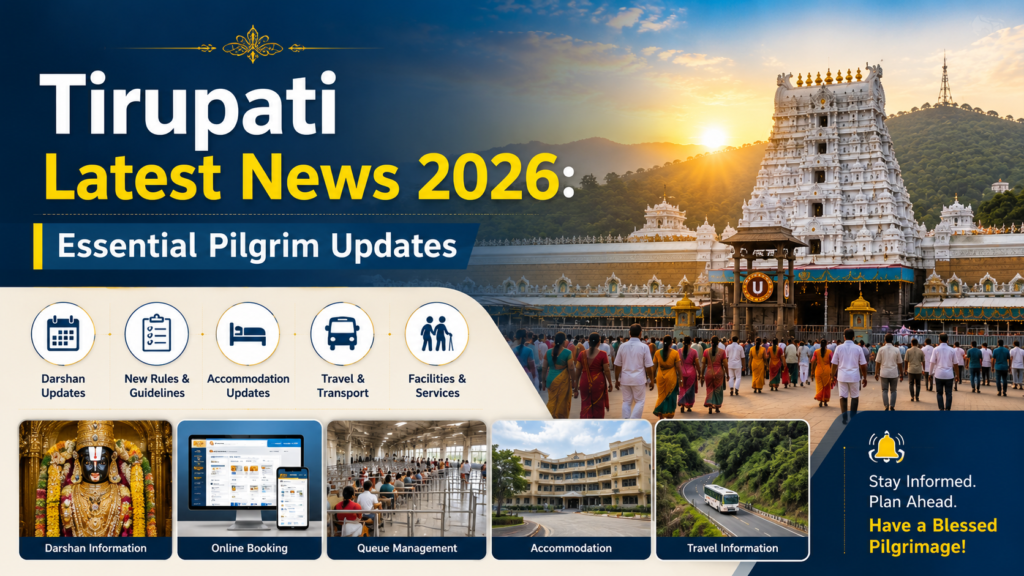 Latest Tirupati Temple News 2026 for Pilgrims