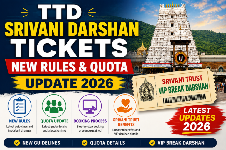 TTD Srivani Darshan Tickets New Rules & Quota Update 2026