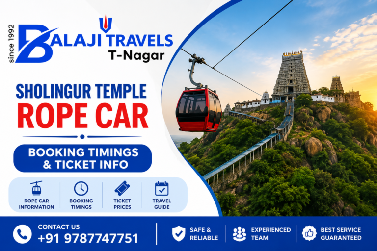 Sholingur Temple Rope Car Booking Timings & Ticket Info