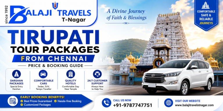 Tirupati Tour Packages from Chennai – Price & Booking Guide