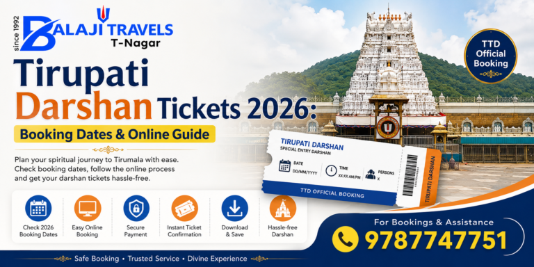 Tirupati Darshan Tickets 2026: Booking Dates & Online Guide